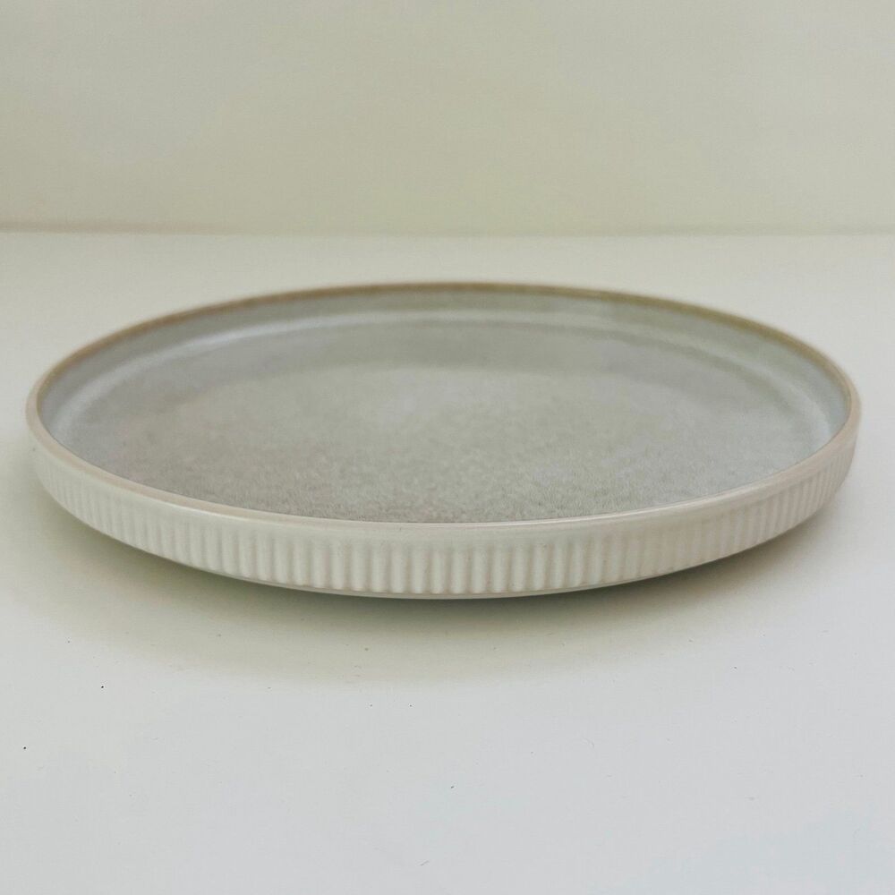 SANGO Anderson Reactive Cream Stoneware Dinner Plate